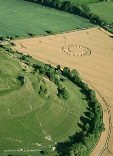 aerial of Cley Hill