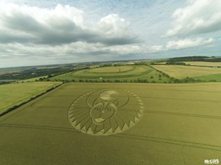 aerial of Figsbury Rings