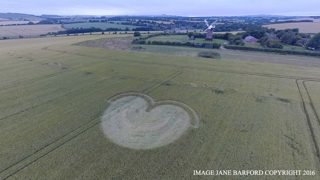 aerial of Wilton Windmill from ccc