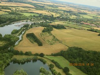 aerial of Roydon from ccc