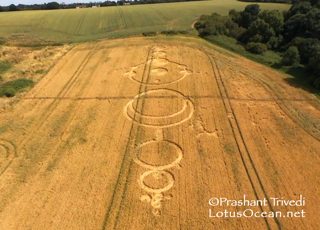 aerial of Roydon from ccc