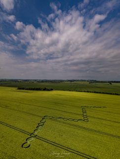 aerial of Hackpen Hill
