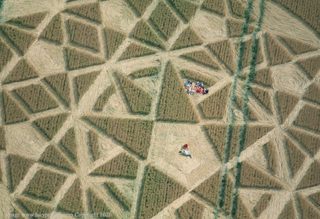aerial of Hackpen Hill from ccc