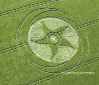 aerial of Silbury Hill from ccc