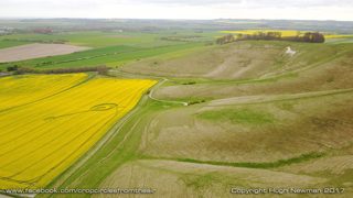 aerial of Cherhill from ccc