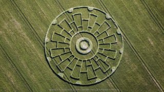 aerial of Sixpenny Handley from ccc