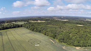 aerial of Horsham from ccc