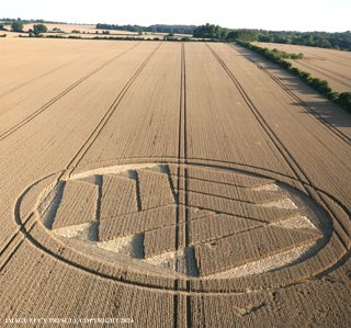 aerial of Stoke Charity from ccc