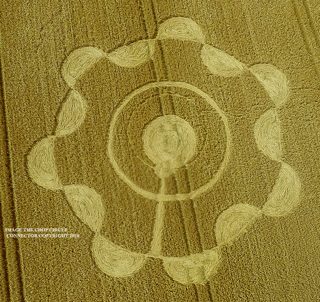 aerial of Avebury