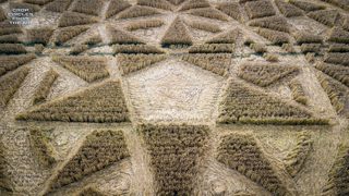 aerial of Hackpen Hill from ccc