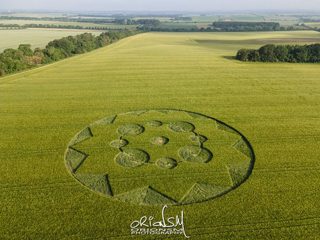 aerial of Crawley Down from ccc