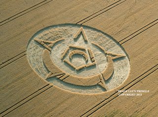 aerial of Rollright Stones from ccc