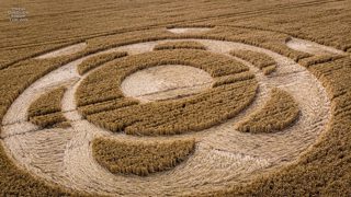 aerial of Yarnbury Castle from ccc