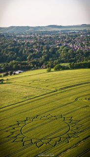 aerial of Potterne Hill