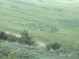 aerial of Cley Hill