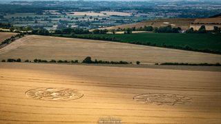aerial of Devizes from ccc