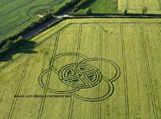 aerial of Blandford Forum