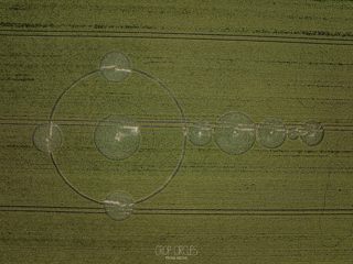 aerial of Wilton Windmill