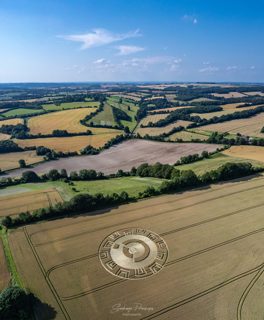 aerial of Woodcote Lane