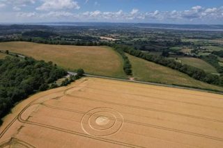 aerial of Nympsfield