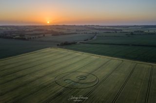 aerial of Berwick Bassett