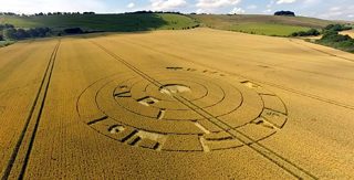 aerial of Burderop Down