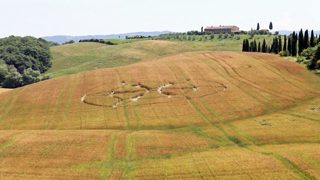 aerial of Castelnuovo Berardenga