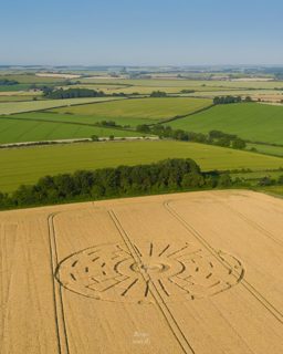 aerial of Sixpenny Handley from ccc