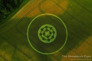 aerial of Easton Royal