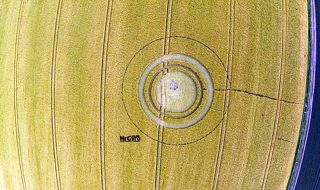 aerial of West Kennett