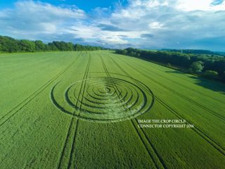 aerial of Tichborne from ccc