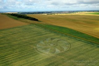 aerial of Etchilhampton from ccc
