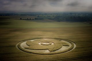 aerial of Etchilhampton from ccc