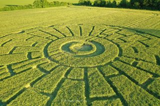 aerial of Sixpenny Handley from ccc