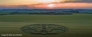 aerial of Hackpen HIll from ccc