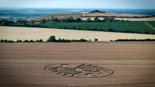 aerial of Devizes from ccc