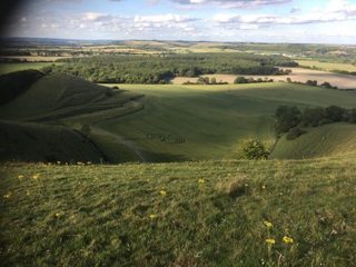 aerial of Cley Hill