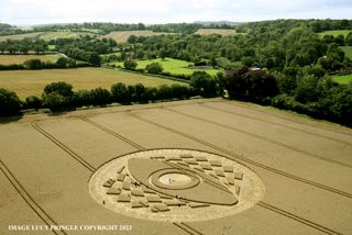 aerial of West Meon
