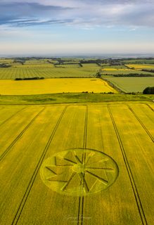 aerial of Hackpen Hill