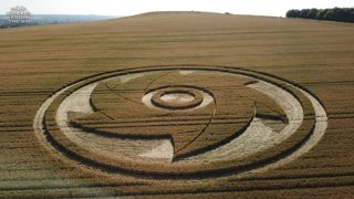 aerial of Etchilhampton from ccc