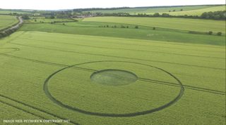 aerial of Avebury from ccc