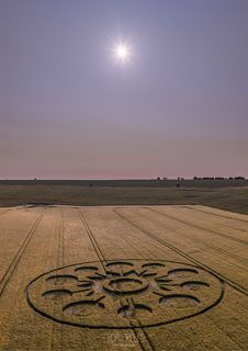 aerial of Avebury from ccc