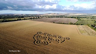 aerial of Etchilhampton from ccc