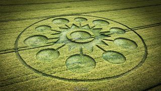aerial of Avebury from ccc
