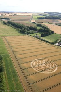 aerial of Tichborne from ccc