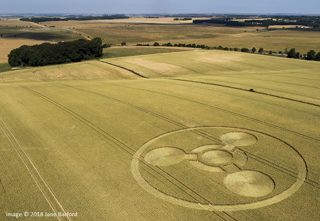 aerial of Coneybury Hill from ccc