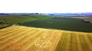 aerial of Broad Hinton from ccc