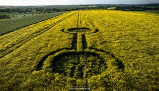 aerial of Waden Hill