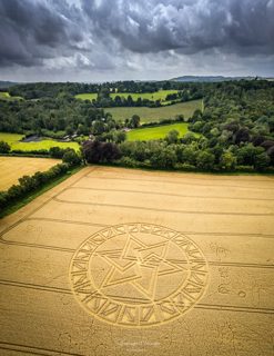 aerial of West Meon