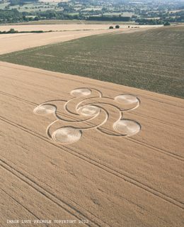 aerial of Etchilhampton from ccc